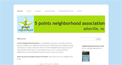 Desktop Screenshot of 5pointsasheville.org